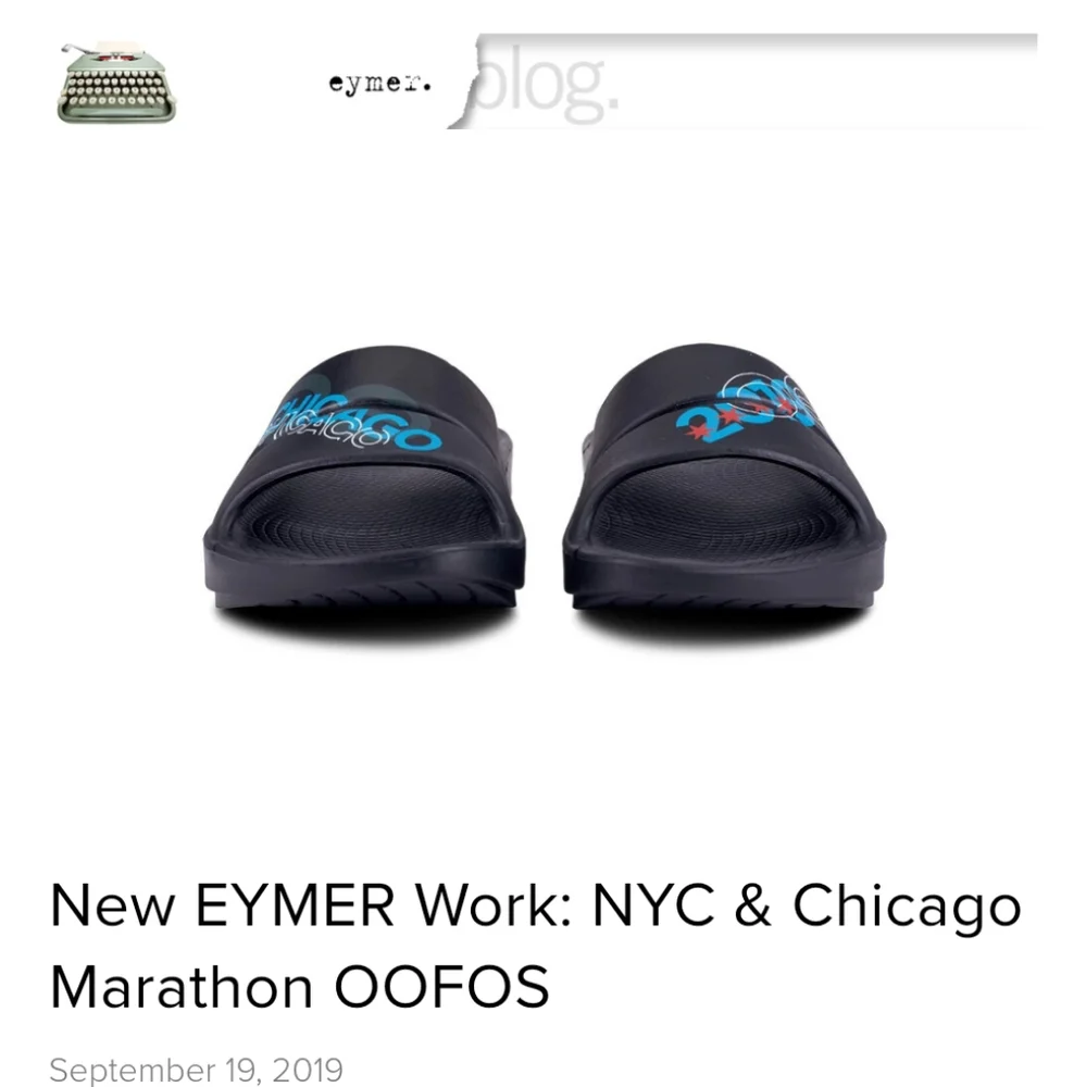Ooffos Eymer work‎ NYC & Chicago Marathon  size 10 women's 8mens